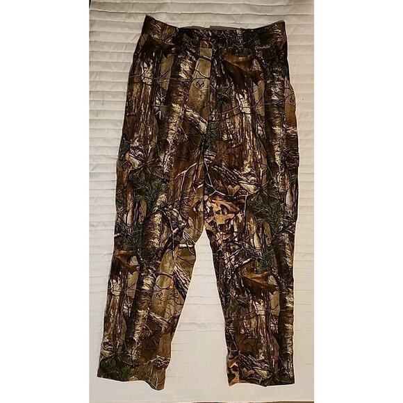 GAMEHIDE Mens Lined Grass Camo Hush Hide Hunting Pants 34x32 See Description - Picture 1 of 8